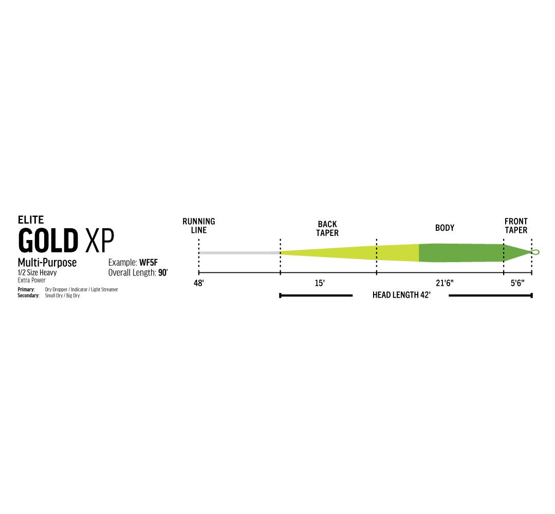 Rio Elite Gold XP Fly Line in One Color